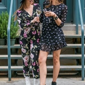 YUMI KIM Floral Jersey Jumpsuit